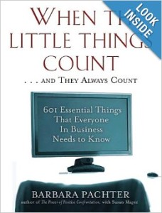 When the Little Things Count